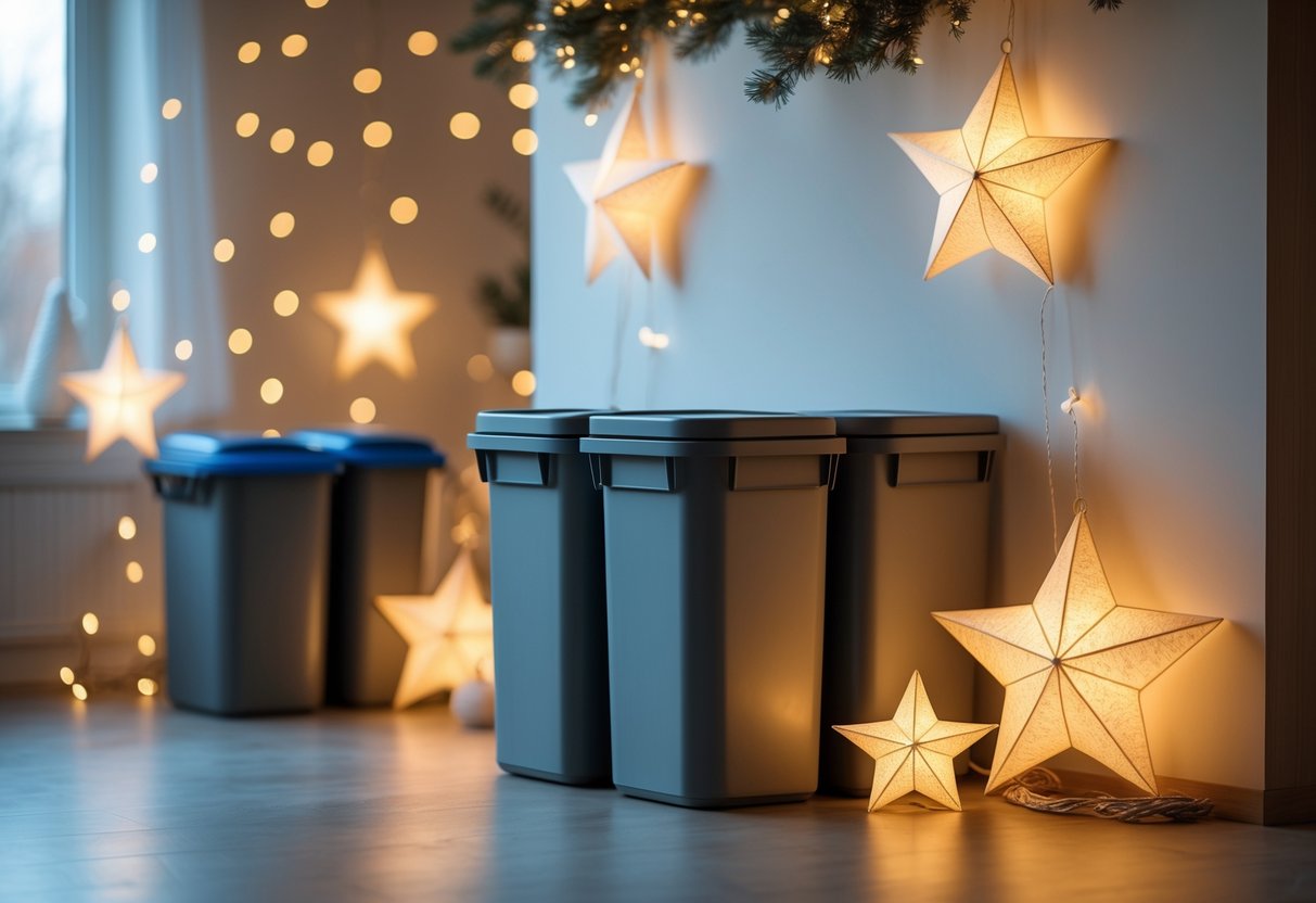 Sådan skaber du orden og hygge med affaldsspande og julestjerner til dekoration